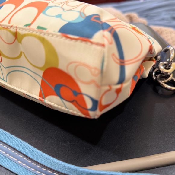 EUC Vintage Y2K Coach Optic Butterfly Hobo Bag